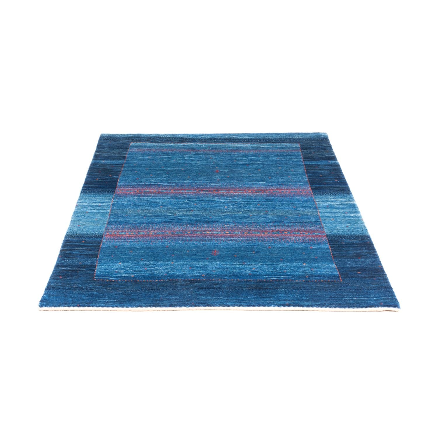 Gabbeh Tæppe - Loribaft Persisk - 168 x 118 cm - blå