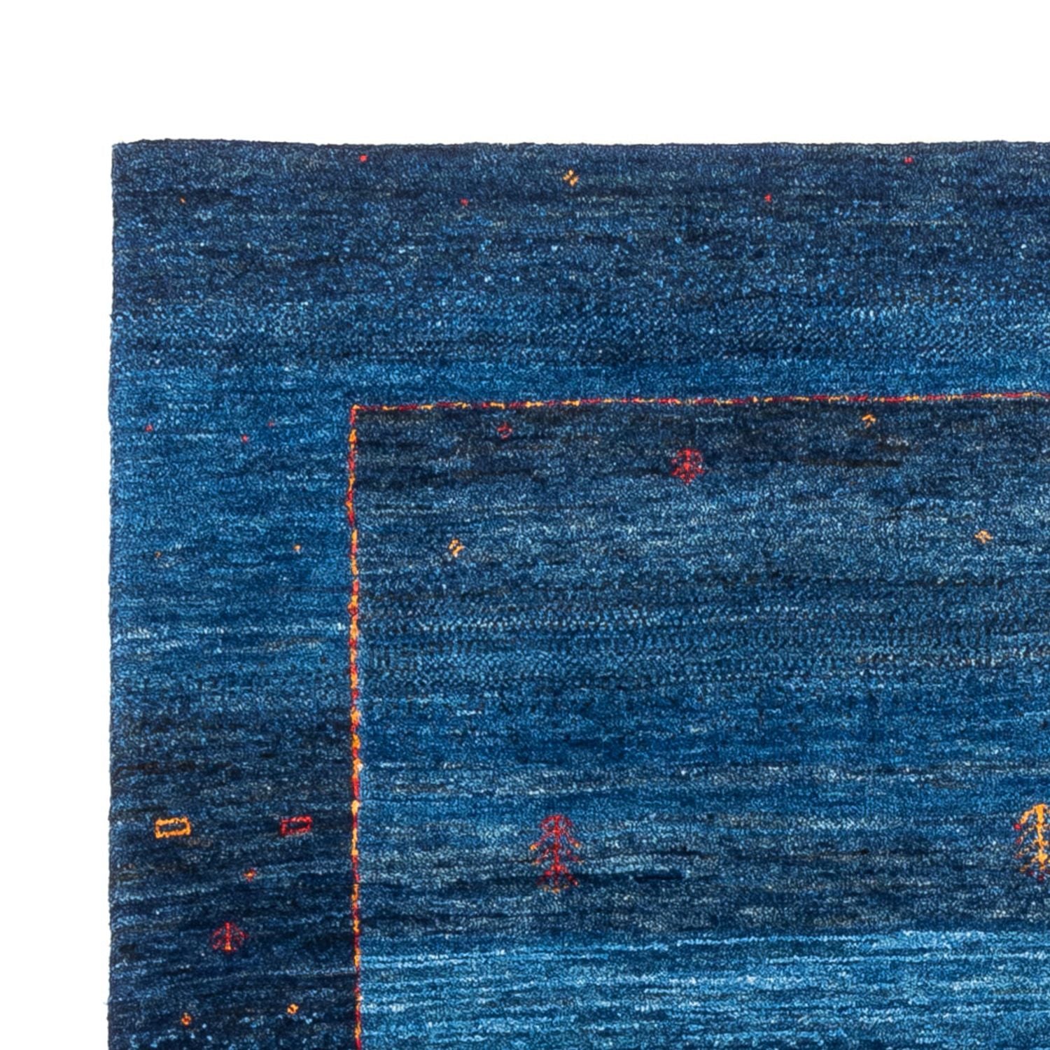 Gabbeh Tæppe - Loribaft Persisk - 162 x 120 cm - blå