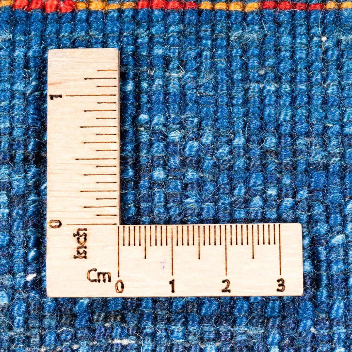 Gabbeh Tæppe - Loribaft Persisk - 162 x 120 cm - blå