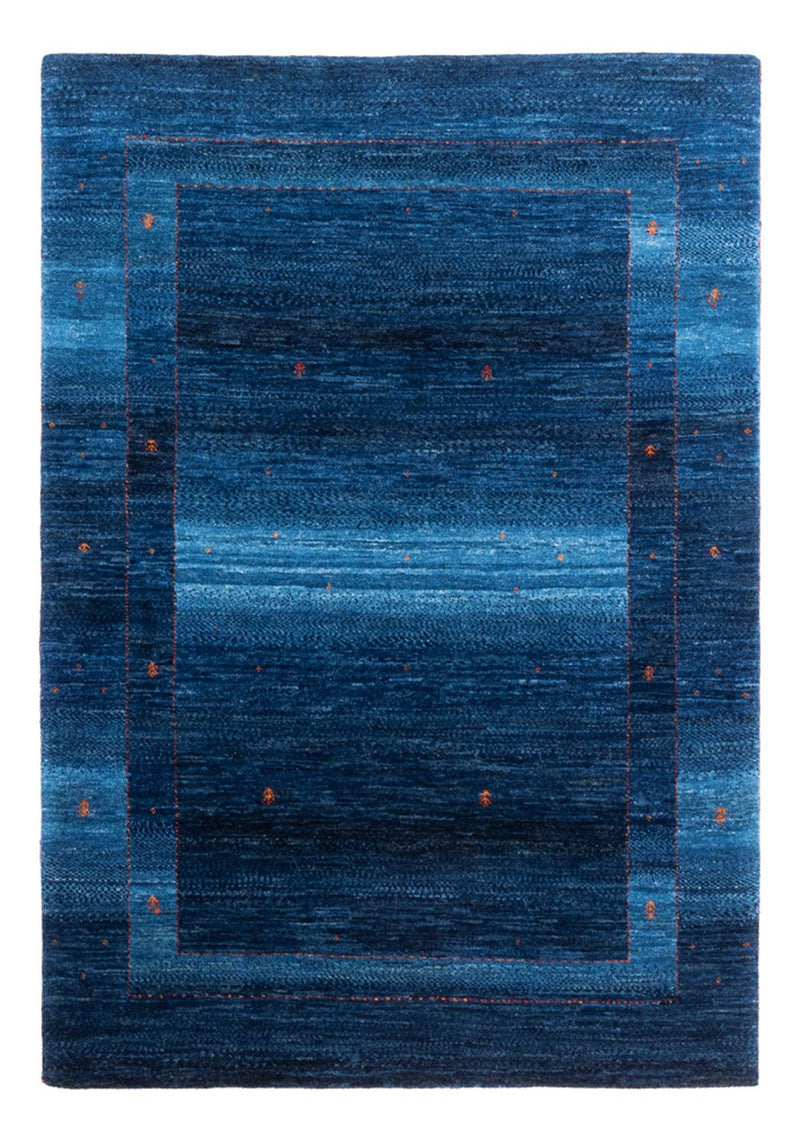 Gabbeh Tæppe - Loribaft Persisk - 164 x 116 cm - blå