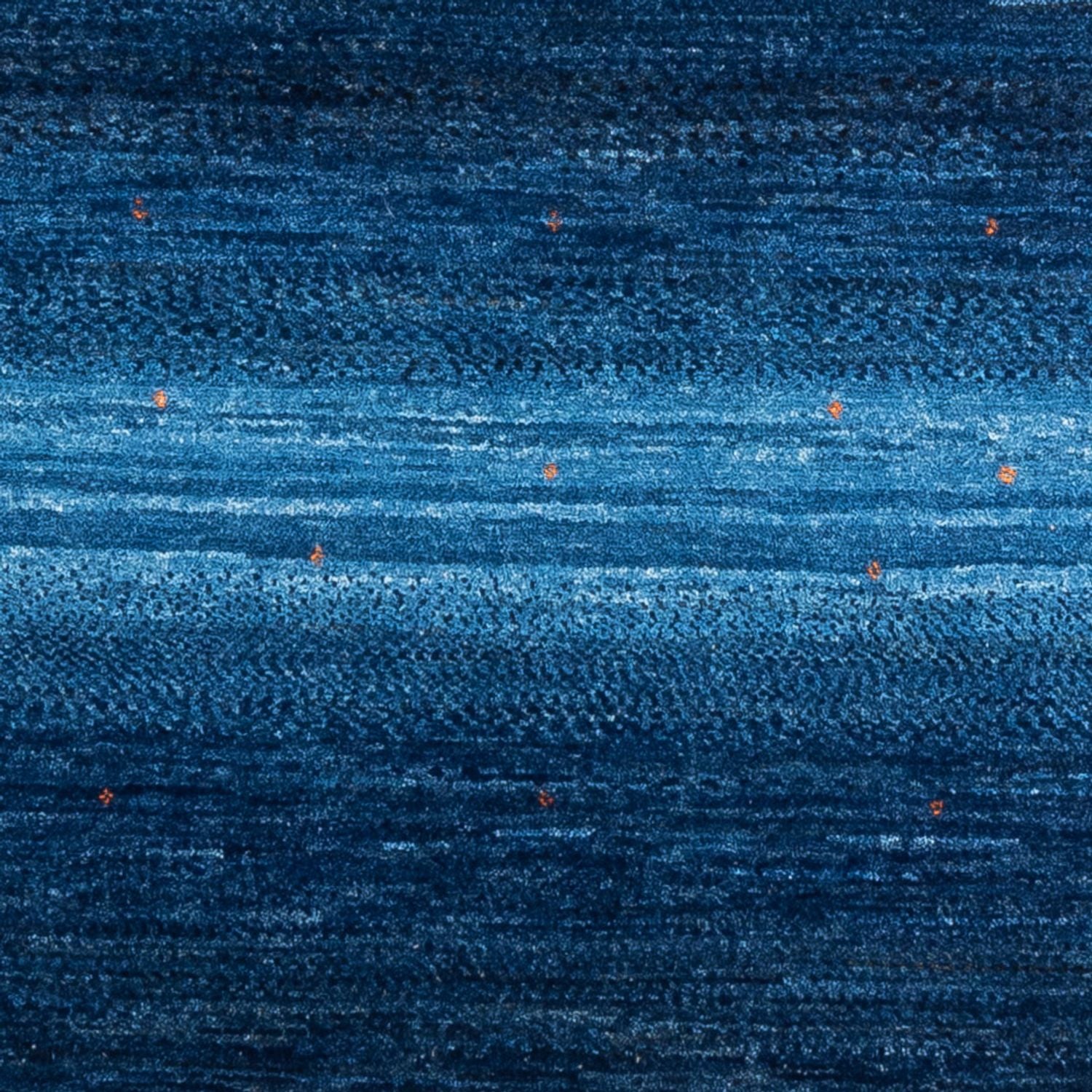 Gabbeh Tæppe - Loribaft Persisk - 164 x 116 cm - blå