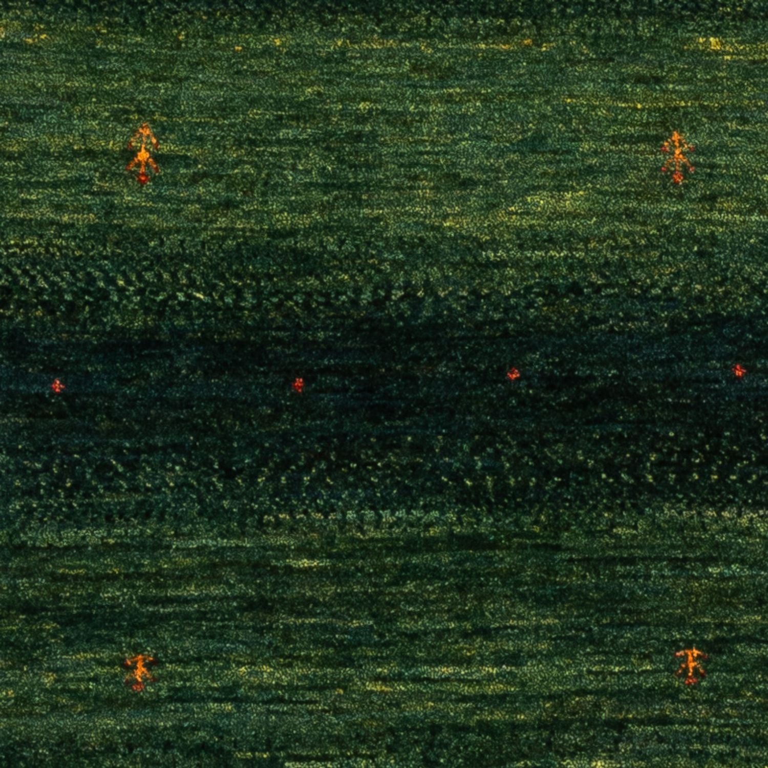 Gabbeh Tæppe - Loribaft Persisk - 178 x 113 cm - grøn