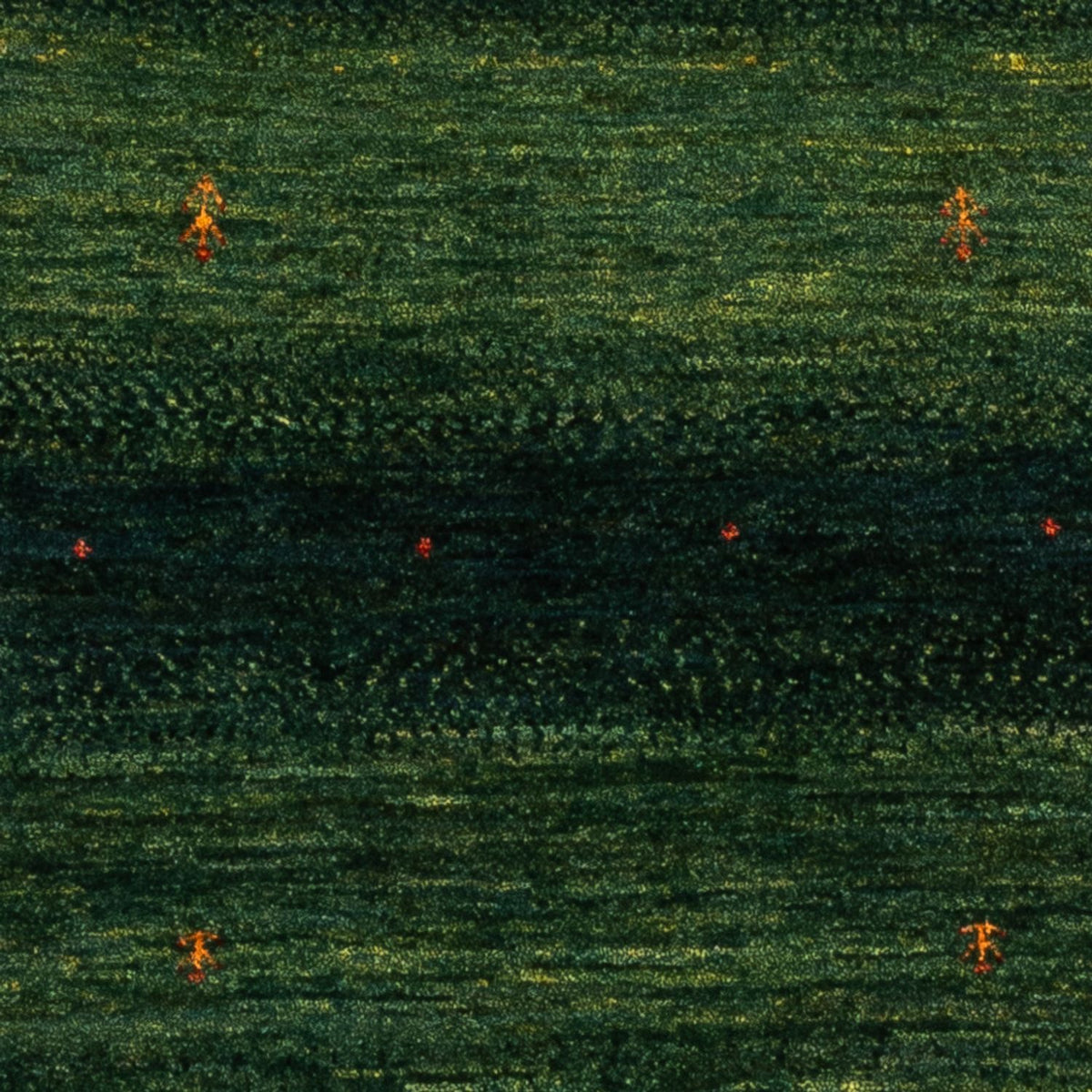 Gabbeh Tæppe - Loribaft Persisk - 178 x 113 cm - grøn