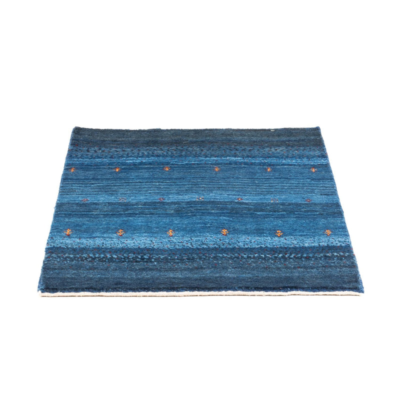 Gabbeh Tæppe - Loribaft Persisk - 60 x 55 cm - blå