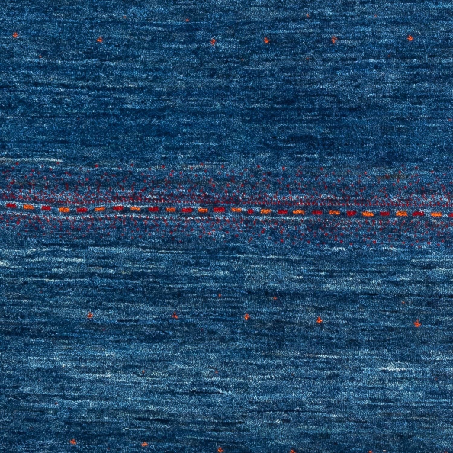 Gabbeh Tæppe - Loribaft Persisk - 173 x 113 cm - blå