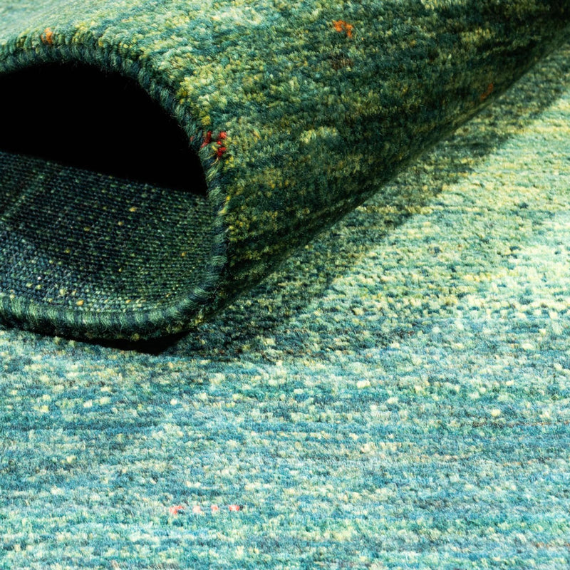Gabbeh Tæppe - Loribaft Persisk - 185 x 114 cm - grøn