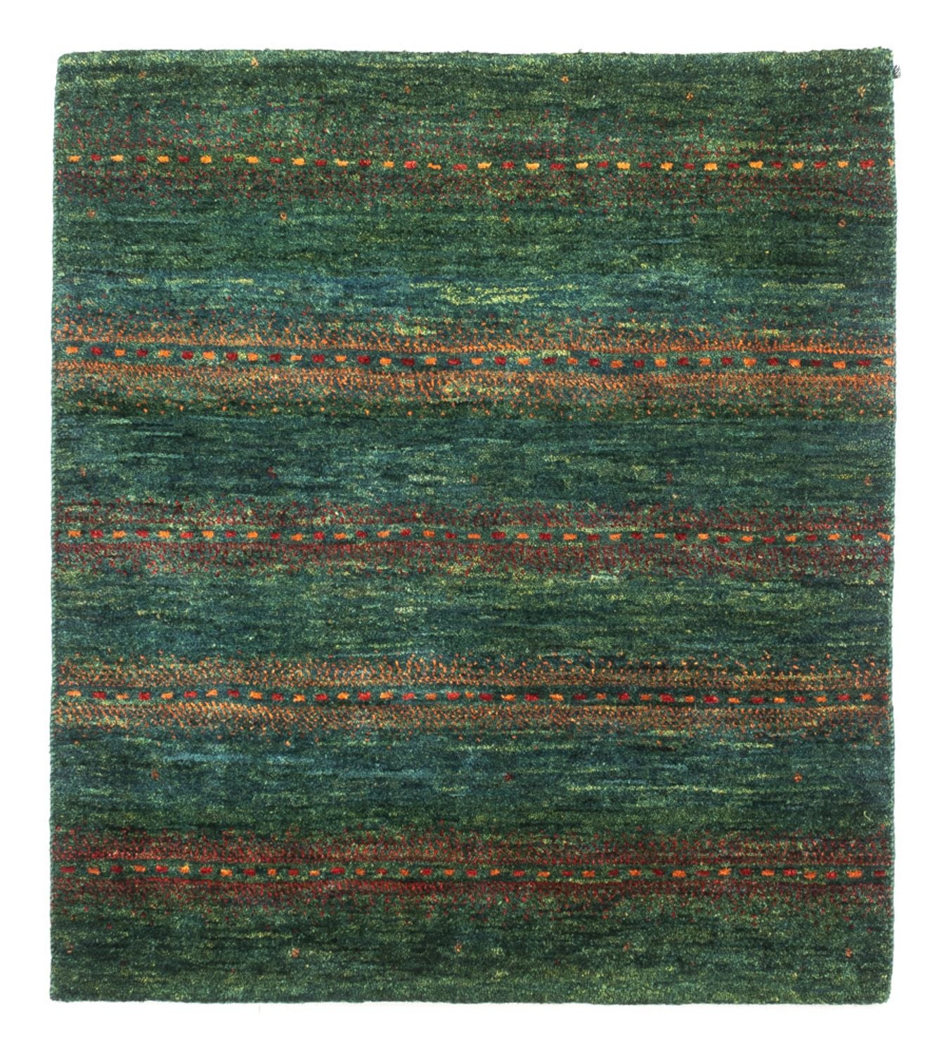 Gabbeh Tæppe - Loribaft Persisk - 101 x 91 cm - flerfarvet