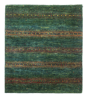 Gabbeh Tæppe - Loribaft Persisk - 101 x 91 cm - flerfarvet