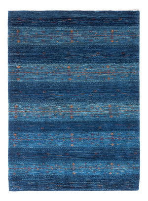 Gabbeh Tæppe - Loribaft Persisk - 120 x 85 cm - blå
