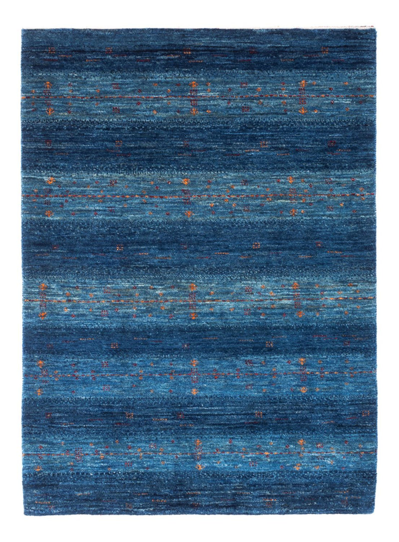 Gabbeh Tæppe - Loribaft Persisk - 120 x 85 cm - blå