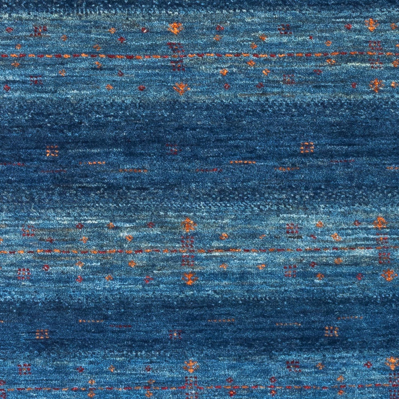 Gabbeh Tæppe - Loribaft Persisk - 120 x 85 cm - blå