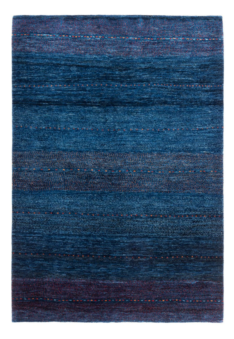 Gabbeh Tæppe - Loribaft Persisk - 186 x 132 cm - blå
