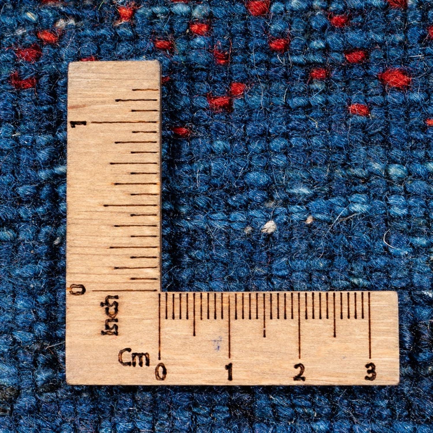 Gabbeh Tæppe - Loribaft Persisk - 186 x 132 cm - blå
