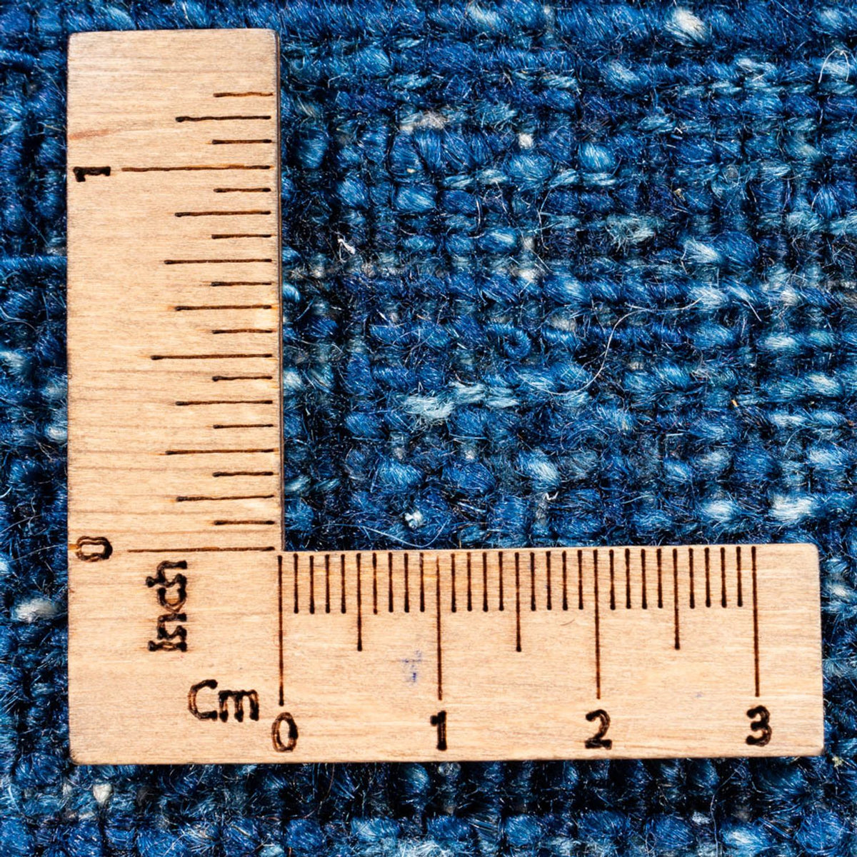 Gabbeh Tæppe - Loribaft Persisk - 108 x 88 cm - blå