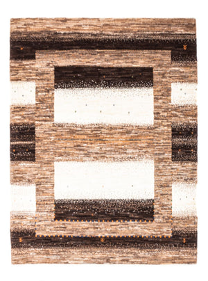 Gabbeh Tæppe - Loribaft Persisk - 146 x 108 cm - natur