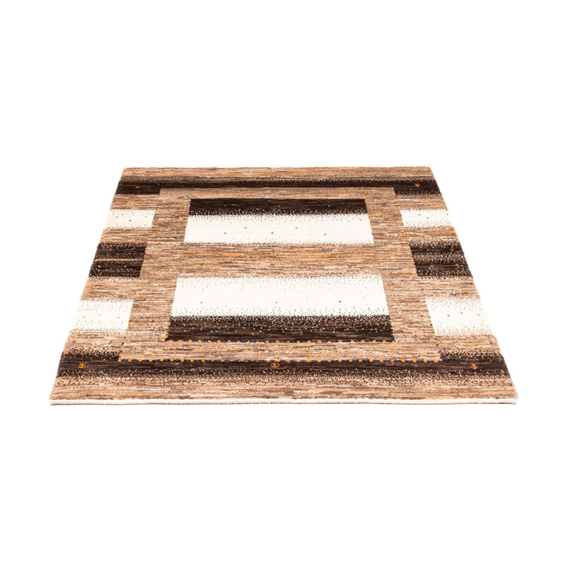Gabbeh Tæppe - Loribaft Persisk - 146 x 108 cm - natur