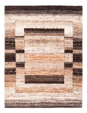 Gabbeh Tæppe - Loribaft Persisk - 132 x 96 cm - natur