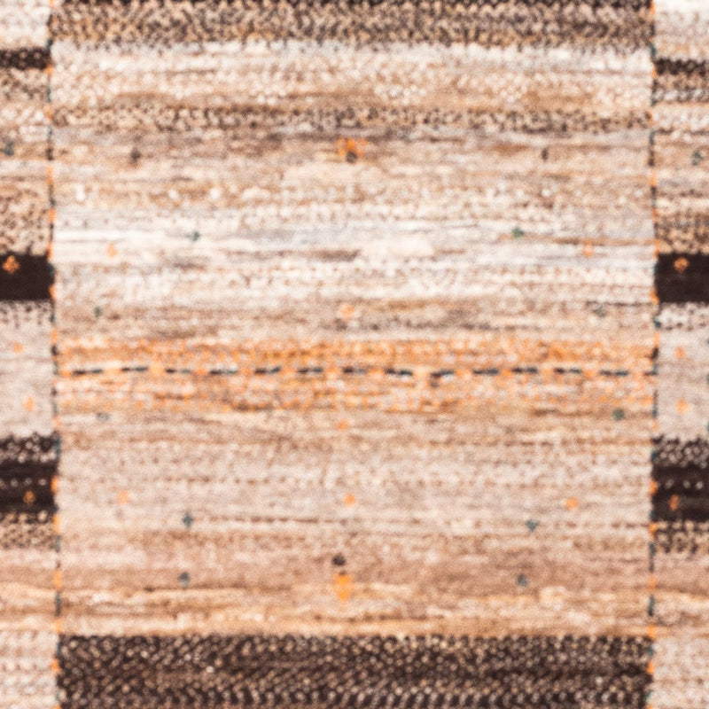Gabbeh Tæppe - Loribaft Persisk - 132 x 96 cm - natur