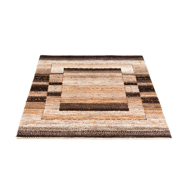 Gabbeh Tæppe - Loribaft Persisk - 132 x 96 cm - natur