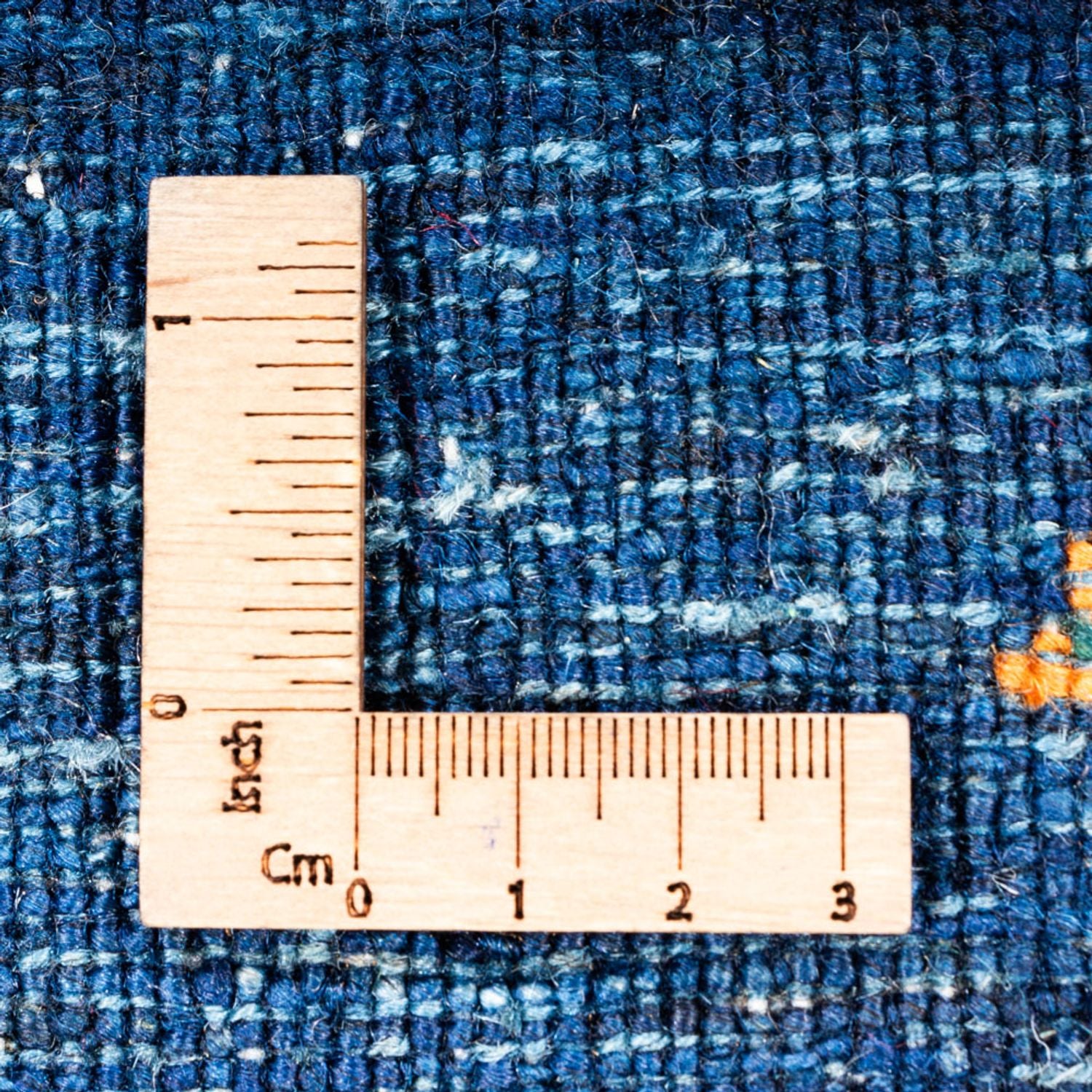 Gabbeh Tæppe - Loribaft Persisk - 141 x 101 cm - blå