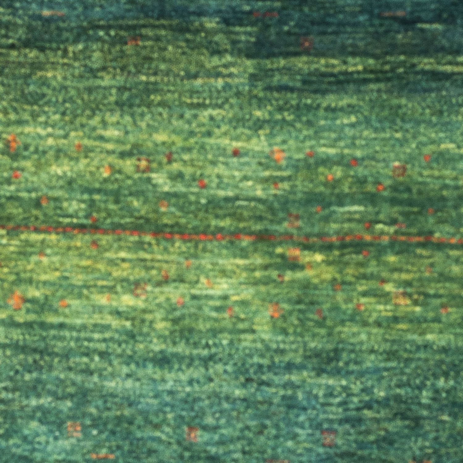 Gabbeh Tæppe - Loribaft Persisk - 150 x 102 cm - grøn