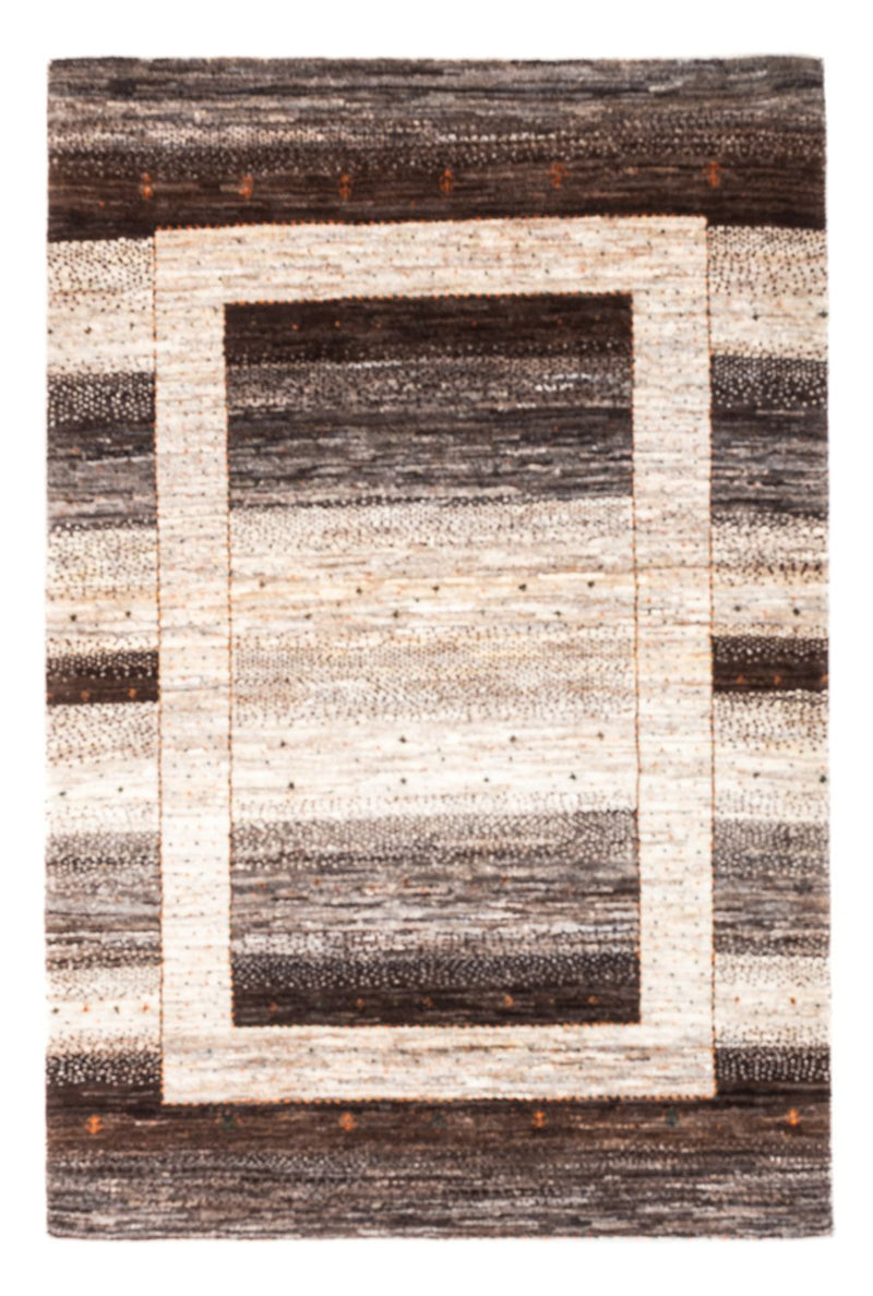 Gabbeh Tæppe - Loribaft Persisk - 146 x 98 cm - natur
