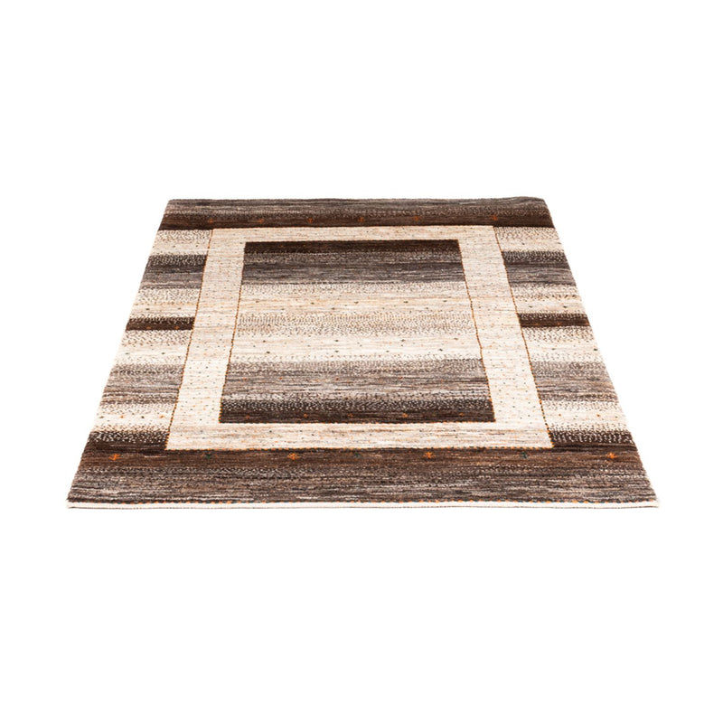 Gabbeh Tæppe - Loribaft Persisk - 146 x 98 cm - natur