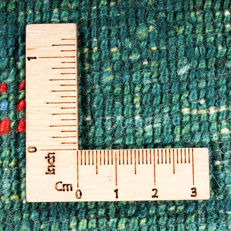 Gabbeh Tæppe - Loribaft Persisk - 145 x 93 cm - grøn