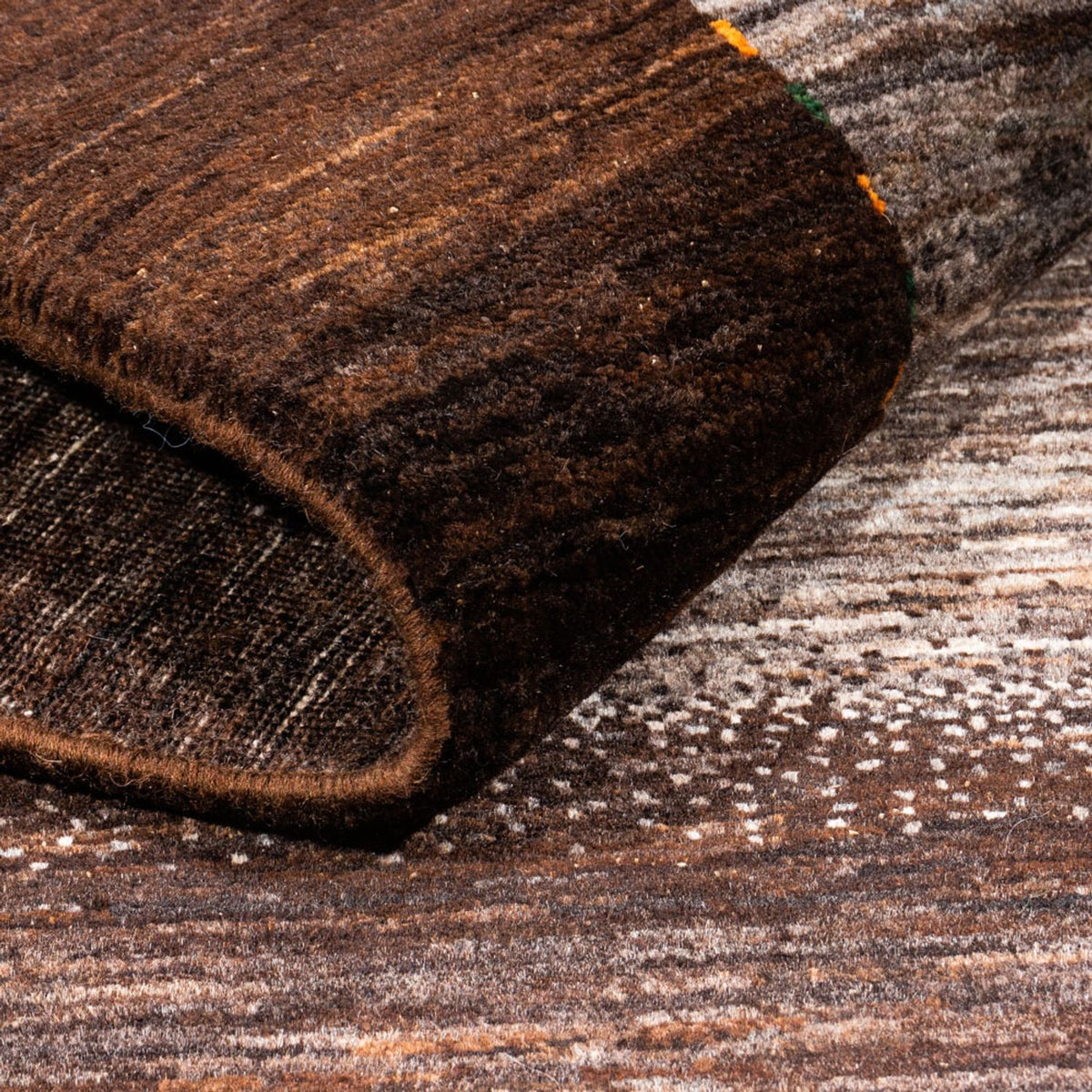 Gabbeh Tæppe - Loribaft Persisk - 154 x 103 cm - grå