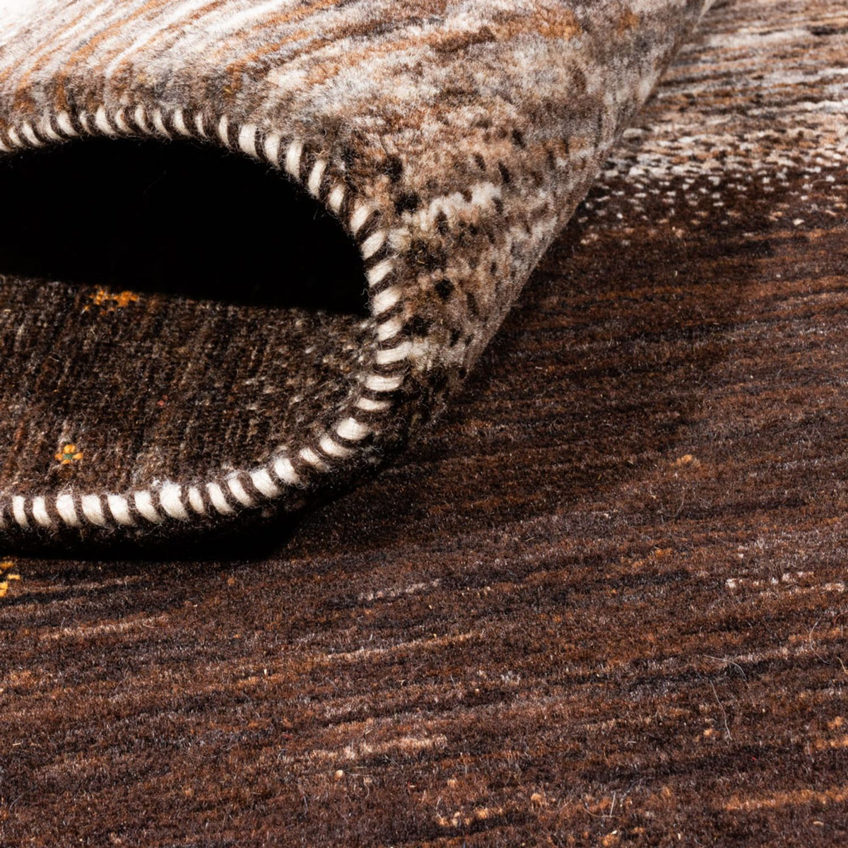 Gabbeh Tæppe - Loribaft Persisk - 246 x 170 cm - grå