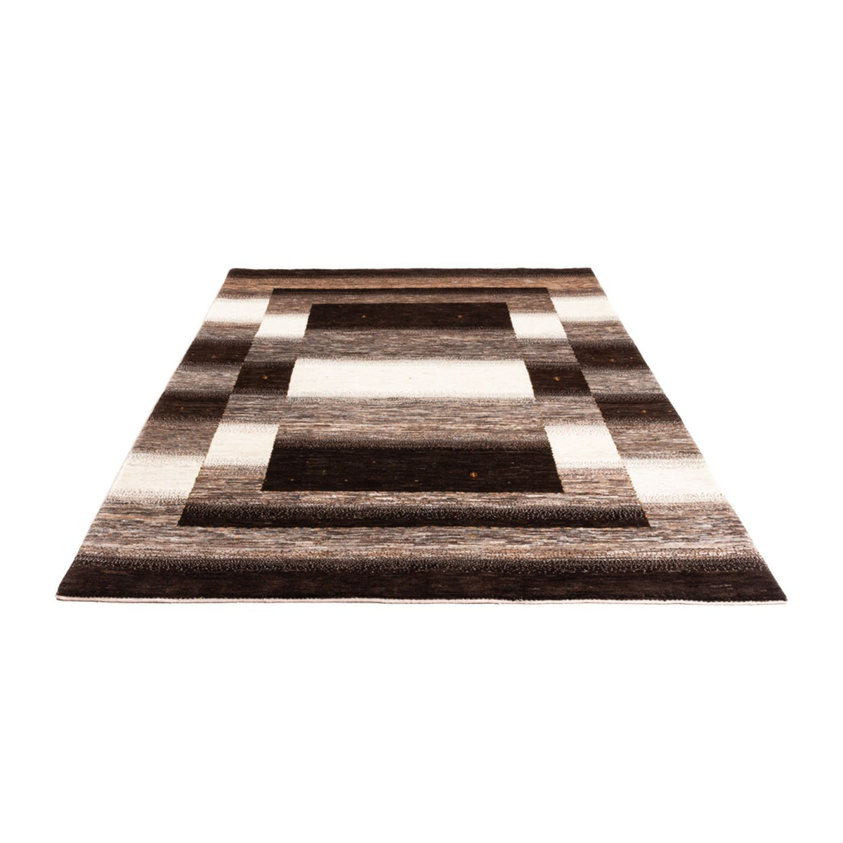 Gabbeh Tæppe - Loribaft Persisk - 246 x 170 cm - grå