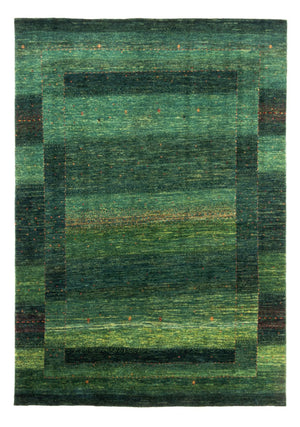 Gabbeh Tæppe - Loribaft Persisk - 237 x 170 cm - grøn