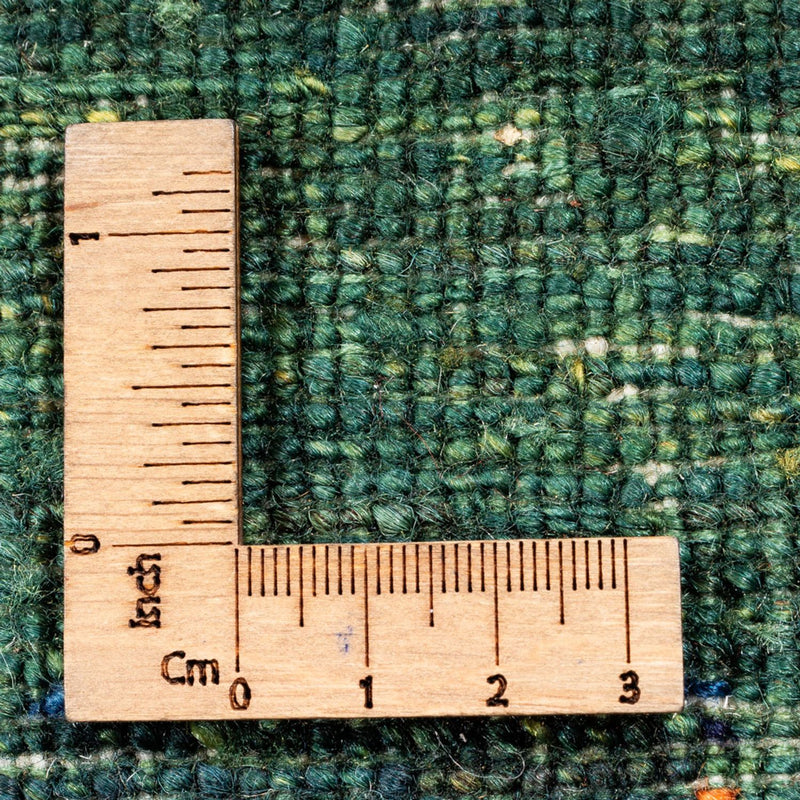 Gabbeh Tæppe - Loribaft Persisk - 237 x 170 cm - grøn