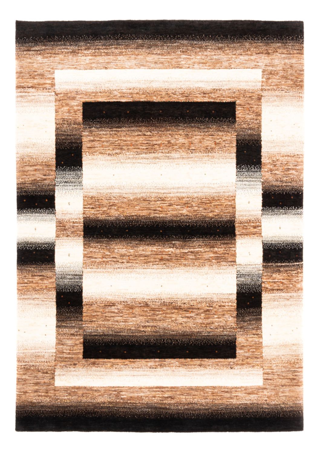 Gabbeh Tæppe - Loribaft Persisk - 241 x 174 cm - natur