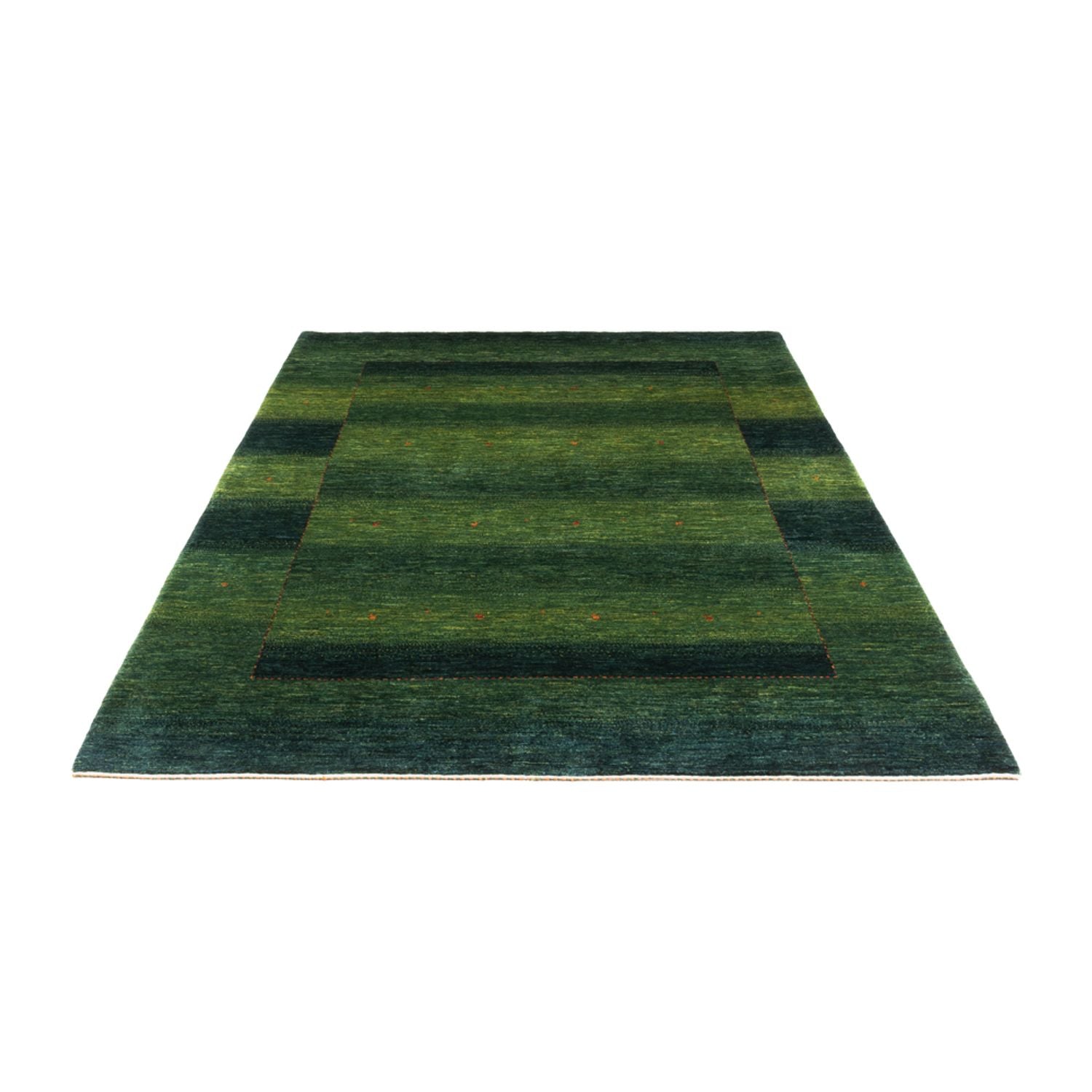 Gabbeh Tæppe - Loribaft Persisk - 244 x 172 cm - grøn