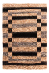 Gabbeh Tæppe - Loribaft Persisk - 247 x 173 cm - grå