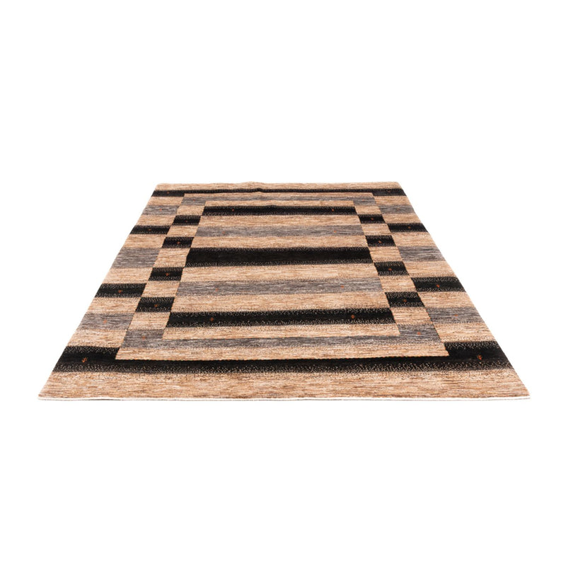Gabbeh Tæppe - Loribaft Persisk - 247 x 173 cm - grå