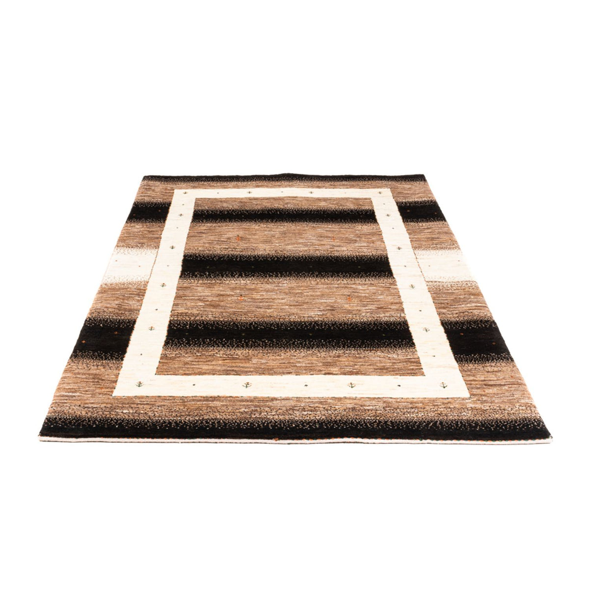 Gabbeh Tæppe - Loribaft Persisk - 190 x 125 cm - grå