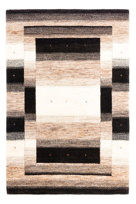 Gabbeh Tæppe - Loribaft Persisk - 184 x 126 cm - grå