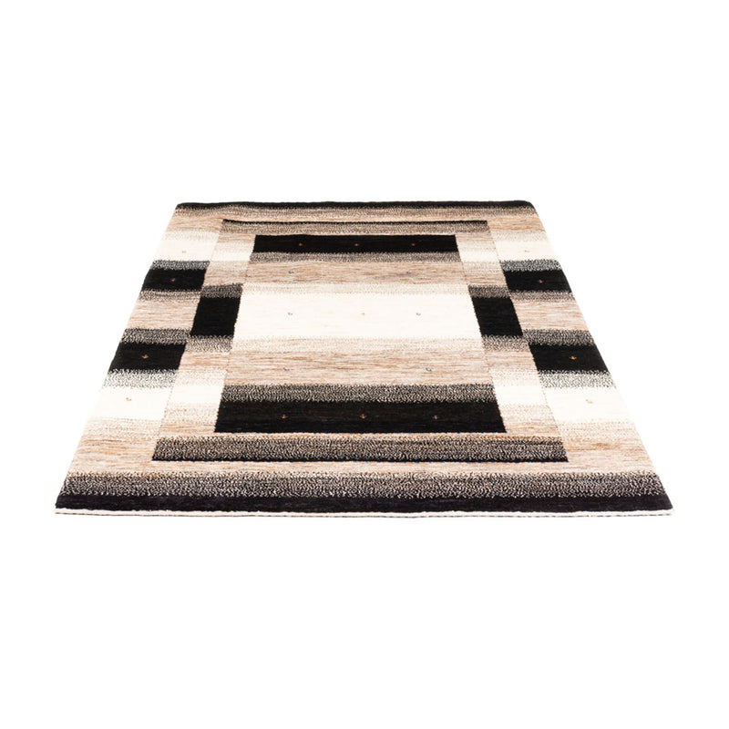 Gabbeh Tæppe - Loribaft Persisk - 184 x 126 cm - grå
