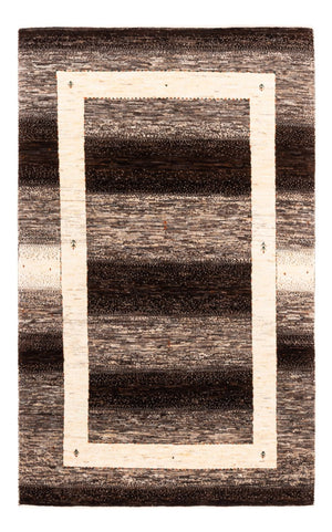Gabbeh Tæppe - Loribaft Persisk - 173 x 111 cm - grå
