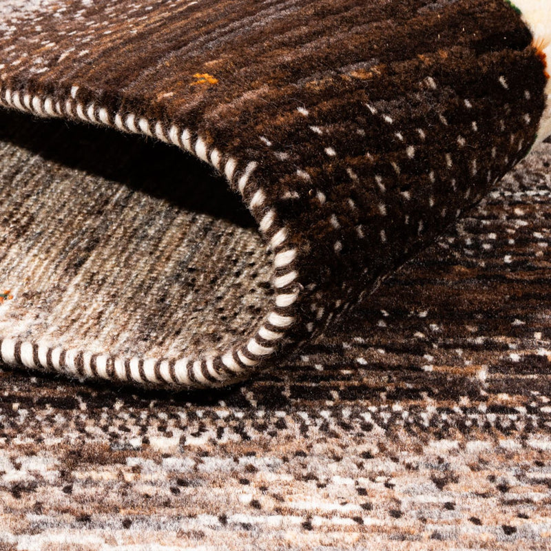 Gabbeh Tæppe - Loribaft Persisk - 173 x 111 cm - grå