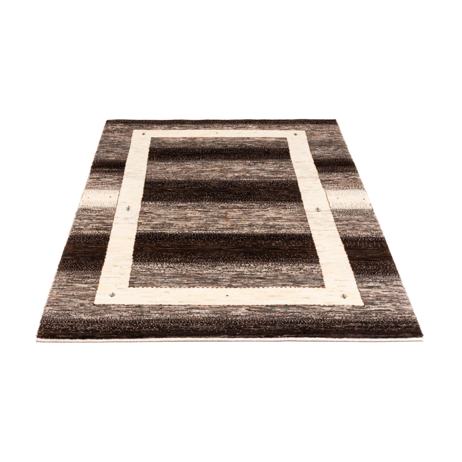 Gabbeh Tæppe - Loribaft Persisk - 173 x 111 cm - grå