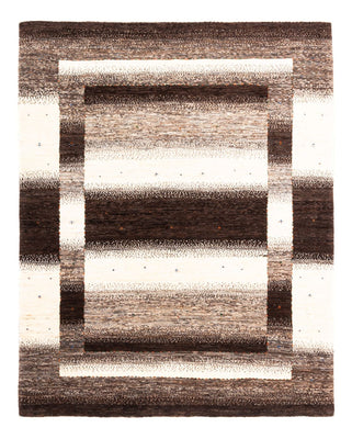 Gabbeh Tæppe - Loribaft Persisk - 165 x 128 cm - grå