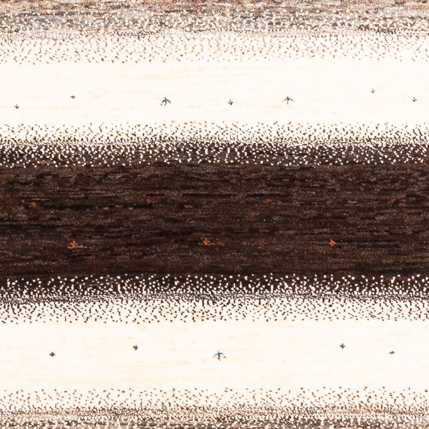 Gabbeh Tæppe - Loribaft Persisk - 165 x 128 cm - grå