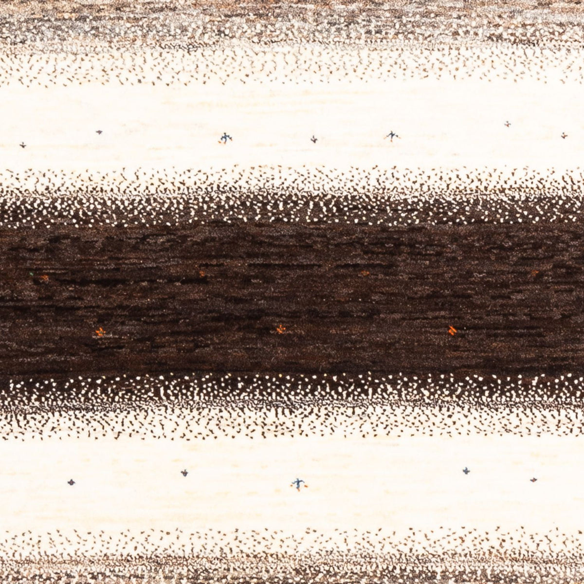 Gabbeh Tæppe - Loribaft Persisk - 165 x 128 cm - grå