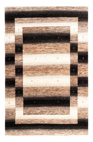 Gabbeh Tæppe - Loribaft Persisk - 190 x 125 cm - grå