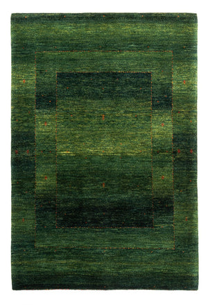 Gabbeh Tæppe - Loribaft Persisk - 186 x 126 cm - grøn