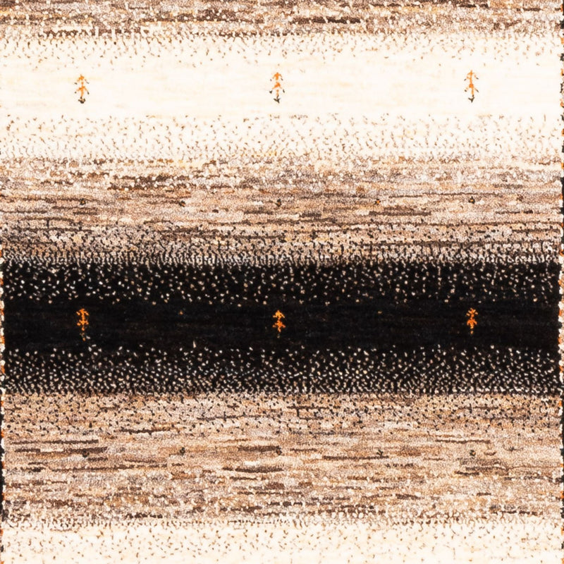 Gabbeh Tæppe - Loribaft Persisk - 195 x 124 cm - grå