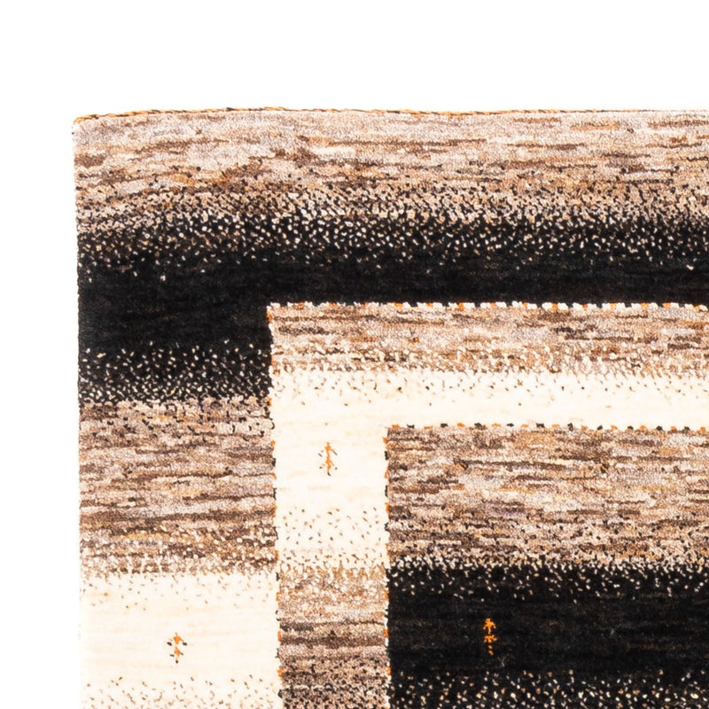 Gabbeh Tæppe - Loribaft Persisk - 195 x 124 cm - grå